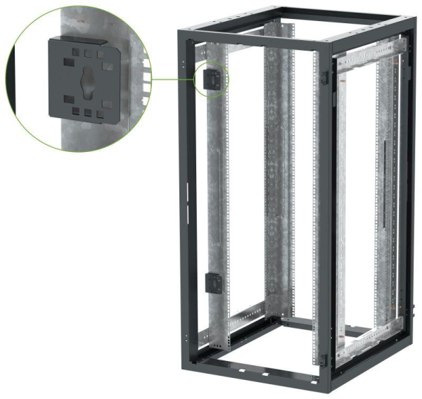 Кронштейн верт. PDU 0U сер. (уп.2шт) LINEA S ITK LS-SBB35