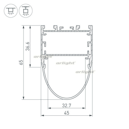 Профиль Arlight 036347