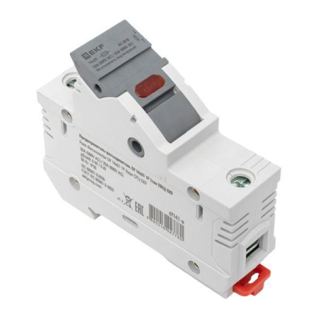 Предохранитель-разъединитель DF 14х51 1п (тип ПВЦ) EKF df141-e