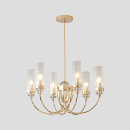 Люстра на штанге Crystal Lux SECRET SP6 GOLD