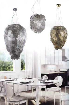 Подвесная люстра DeLight Collection KM0131P-1A silver