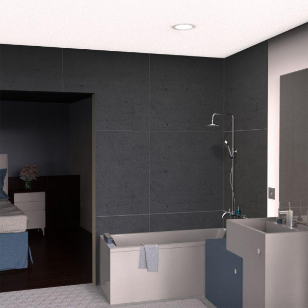 Светильник светодиодный Basic Downlight 5Вт 4000К IP54 400лм 210-240В 90х44 круг бел. GAUSS 9033420205