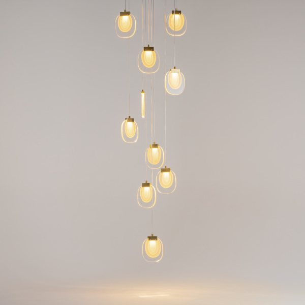 Каскадная люстра Maytoni MOD367PL-L30BBSK