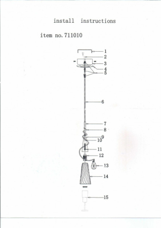 Подвесной светильник Lightstar 711010