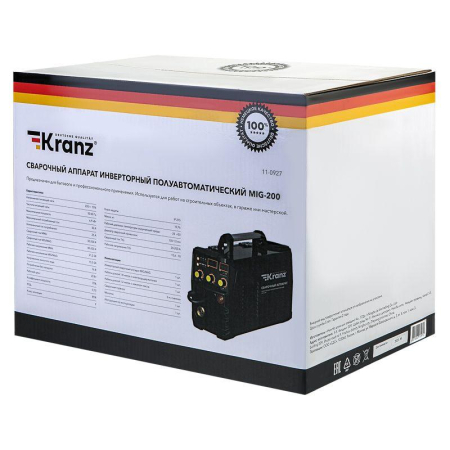 Сварочный аппарат инверторный полуавтоматический MIG-200 KRANZ