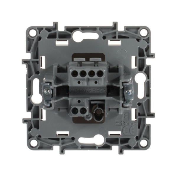 Выключатель 1-кл. СП Etika 10А IP20 250В 10AX безвинтов. зажимы механизм сл. кость IEK 672301