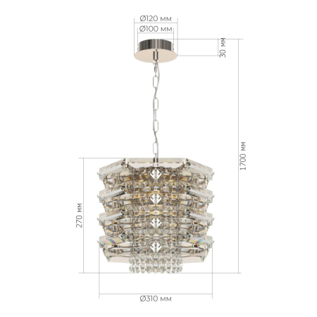 Подвесная люстра ST-Luce SL6137.103.04