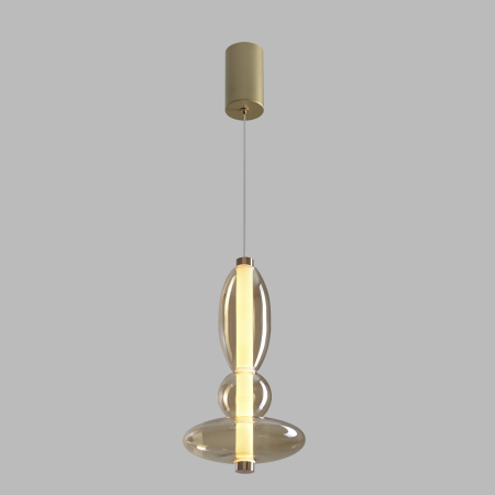 Crystal Lux Светильник подвесной Crystal Lux QUASAR SP10W LED AMBER