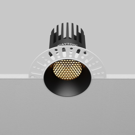 Встраиваемый светильник Maytoni Technical DL121-15W-2.7K-TRS-B