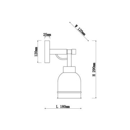 Бра Vele Luce VL2122W01