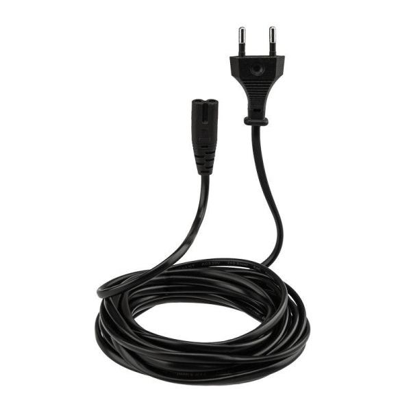 Шнур сетевой, вилка СЕЕ 7/16 - разъем IEC 320 C7, кабель 2x0,5 мм², длина 5 метров (PE пакет) REXANT