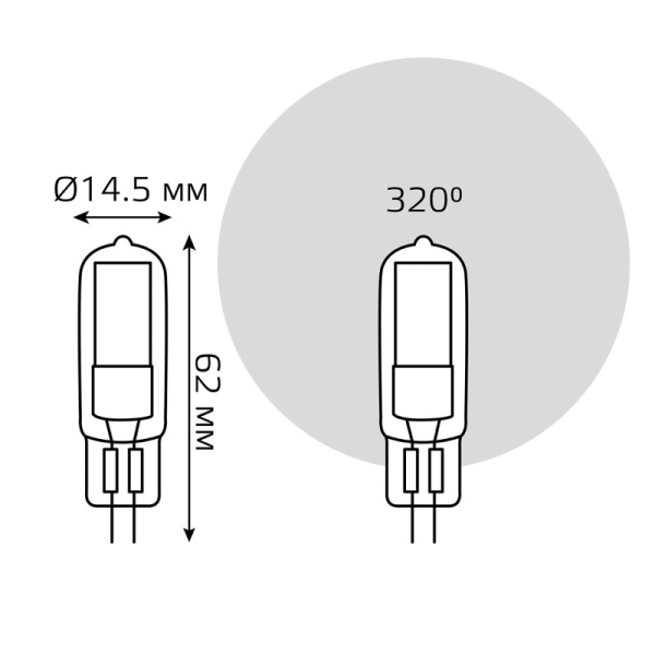 Светодиодная лампа Gauss 107807103