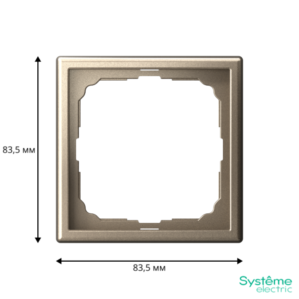 Рамка 1-м ArtGallery шампань SE GAL000501