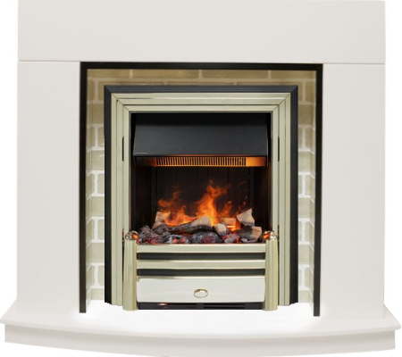 Dimplex Каминокомплект Montana - Белый с очагом Cavendish