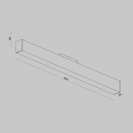 Светильник на шине Maytoni Technical TR012-2-20W4K-B