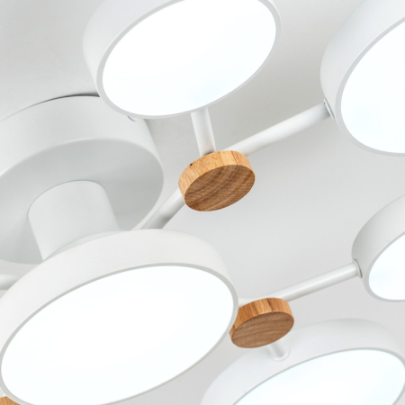 Люстра на штанге LED4U L3201-780 WT