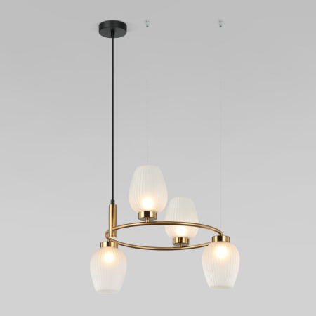 Подвесная люстра Eurosvet 30183/4 латунь