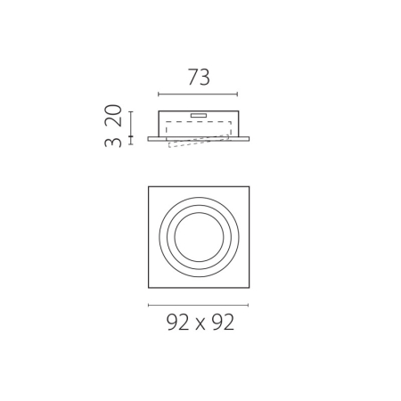 Встраиваемый светильник Lightstar 011625