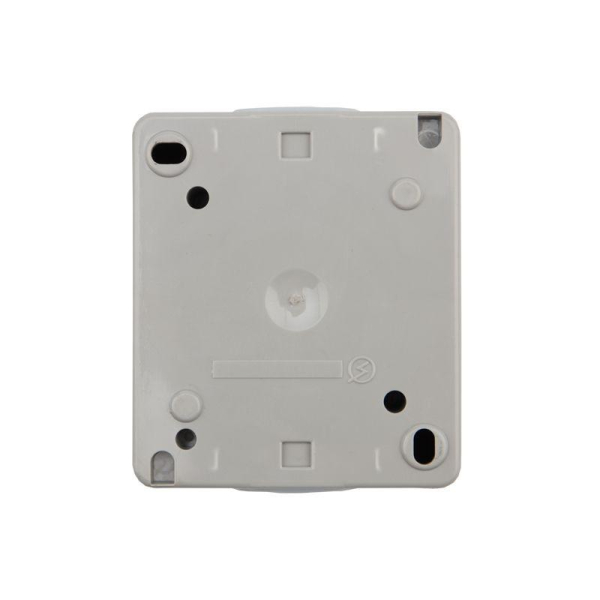 Розетка одноместная INDUSTRIAL IP54 с/з, о/у серая KRANZ