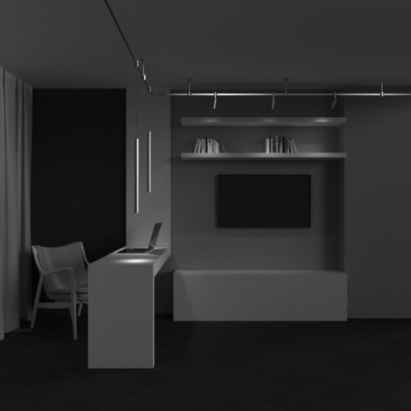 Светильник на шине Maytoni Technical TR156-1-5W4K-PT