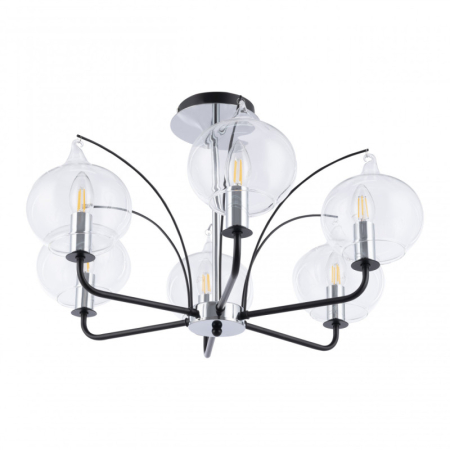 Люстра на штанге Arte Milano 321007/6 BK.CR
