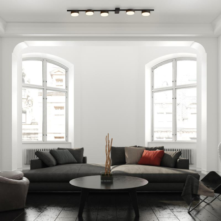 Светильник потолочный Lamia 5х40Вт GX53 IP20 Freya FR5182CL-05B