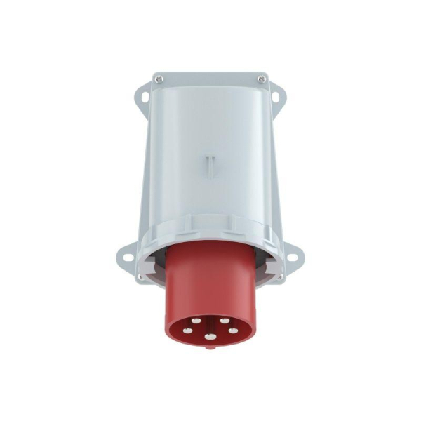 Вилка настенная 63А 3P+E+N 400В IP67 DKC DIS245M6398