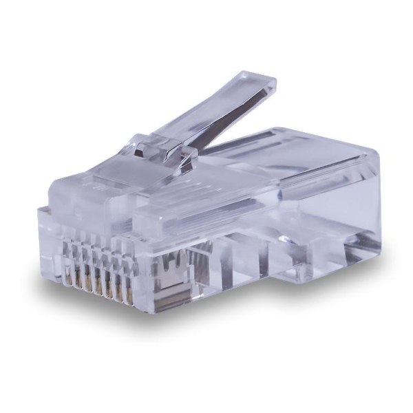Коннектор 8P8C UTP 5e 50U (RJ-45) 2pb (уп.100шт) SUPRLAN 10-0241
