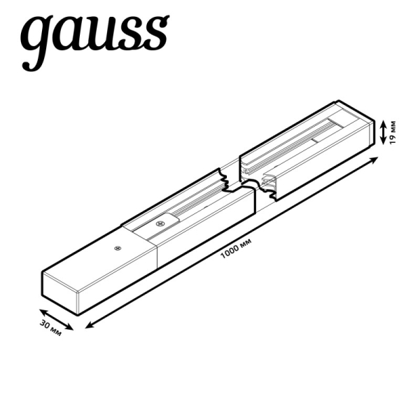 Шинопровод Gauss TR103