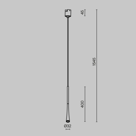 Светильник на шине Maytoni Technical TR167-1-7W3K-M-BS