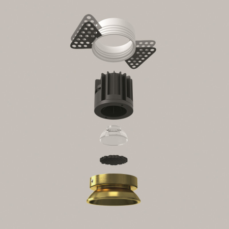 Встраиваемый светильник Maytoni Technical DL058-7W3K-TRS-BS