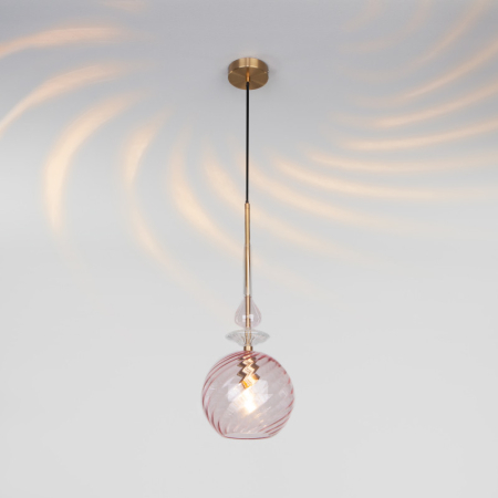 Подвесной светильник Eurosvet 50192/1 розовый