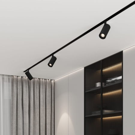 Светильник на шине Elektrostandard Comel черный 10W 4200K (85210/01) однофазный