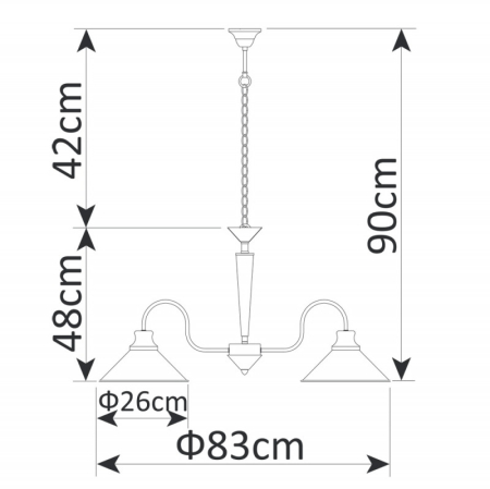 Подвесная люстра ARTE Lamp A9330LM-5BR