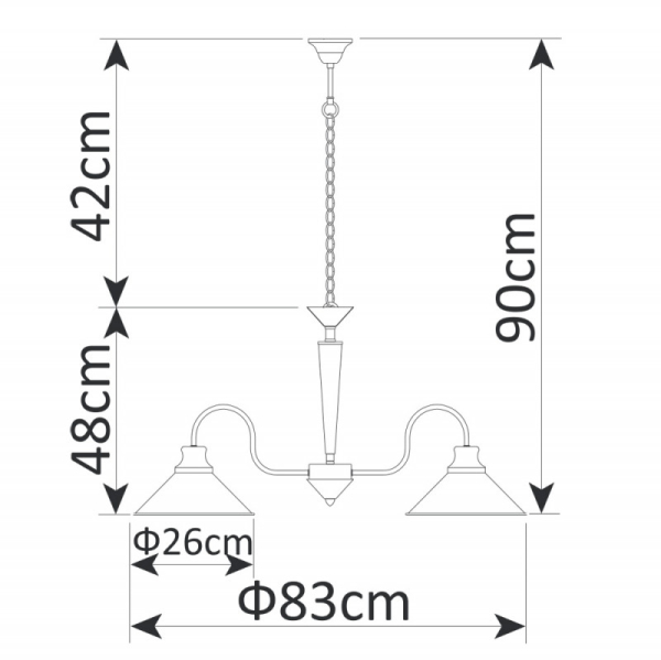 Подвесная люстра ARTE Lamp A9330LM-5BR