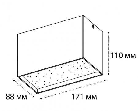 Накладной светильник ITALLINE DL 3029 white 4000K
