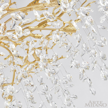 Подвесная люстра Arte Milano 231901/D1000/14/B Gd