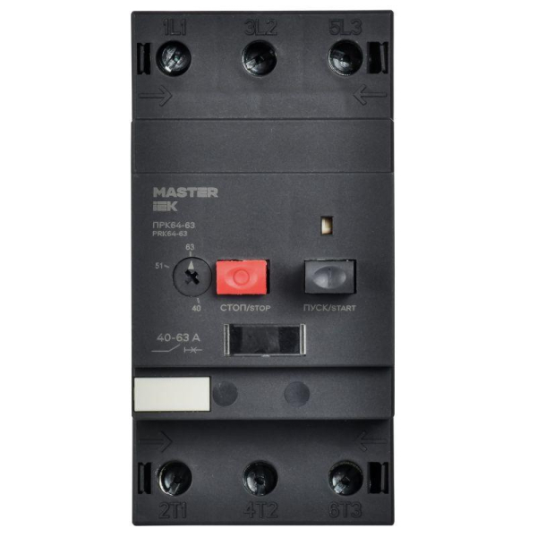 Пускатель ПРК64-63 In=64A Ir=40-63A Ue 660В KARAT IEK DMS22-63