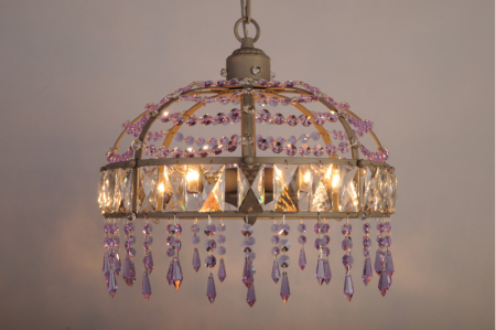 Подвесная люстра Abrasax L.7392-5GR (PURPLE)