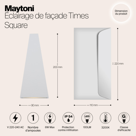 Светильник настенный Maytoni O580WL-L6W
