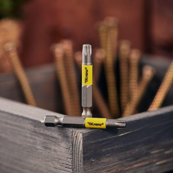 Бита для шуруповерта Torx T30х50 мм (2 шт./уп.) Kranz