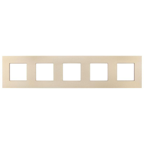 Рамка 5-м SKANDY SK-F35Sh металл шампань IEK SK-M52-M-K37