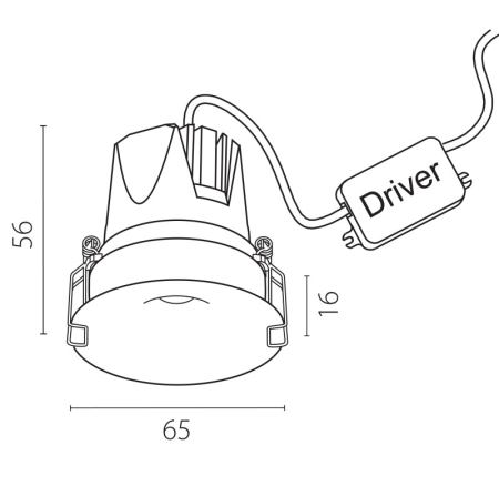 Встраиваемый светильник Lightstar 074126