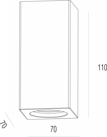 Накладной светильник Donolux DL263G