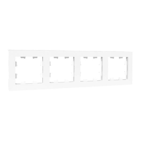 Рамка 4-м Эпика пластик бел. EKF UP1-FPW-04