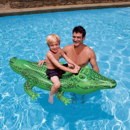 Райдер "Крокодил" 168х86см от 3 лет (58546NP) INTEX 6941057455464