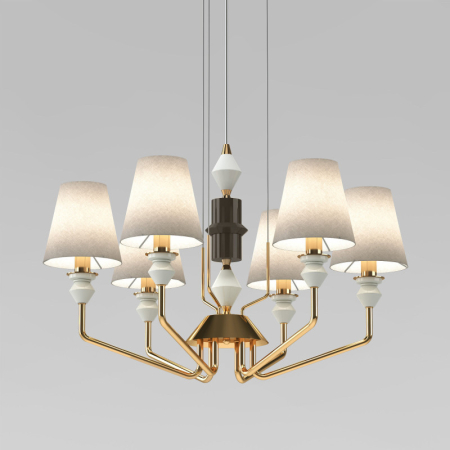 Подвесная люстра Eurosvet 101012/6 латунь Smart