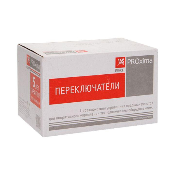 Переключатель  АС-22 2P черн. NO+NC PROxima EKF psw-ac-2p