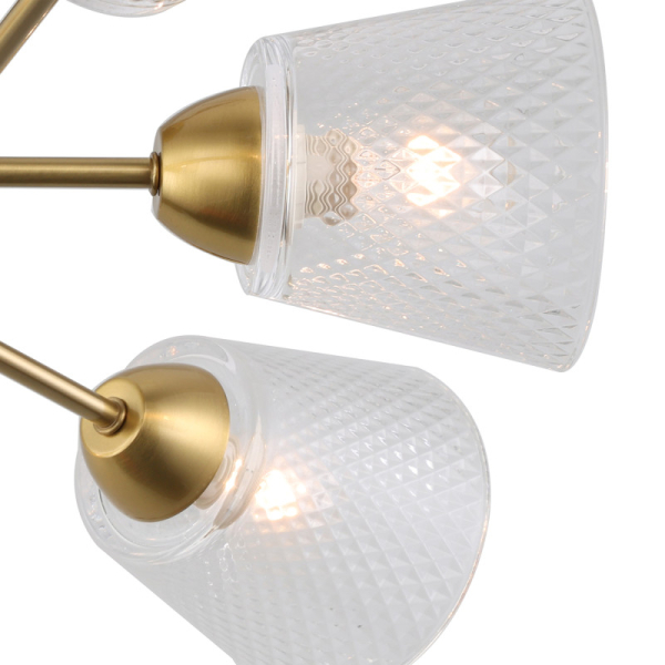 Люстра на штанге Escada 1104/6P Brass