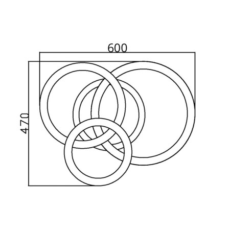 Накладная люстра Escada 10231/3LED